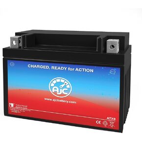 AJC Battery Compatible with Kawasaki Ninja 650 ABS - EX650 650CC Motorcycle Battery (2013-2018) in Saudi Arabia