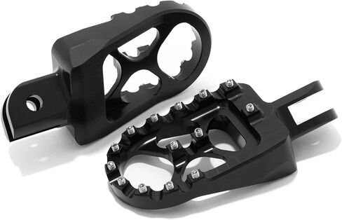 TOFR CNC Wide Fat Foot Rest MX Foot Pegs for Harley Pan America 1250 RA1250 Special RA1250S 2021-2023, Black in Saudi Arabia