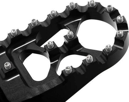 TOFR CNC Wide Fat Foot Rest MX Foot Pegs for Harley Pan America 1250 RA1250 Special RA1250S 2021-2023, Black in Saudi Arabia