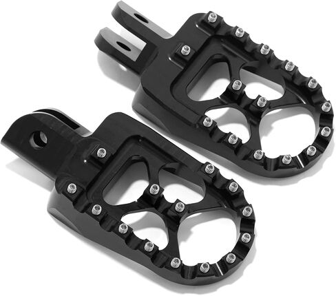TOFR CNC Wide Fat Foot Rest MX Foot Pegs for Harley Pan America 1250 RA1250 Special RA1250S 2021-2023, Black in Saudi Arabia