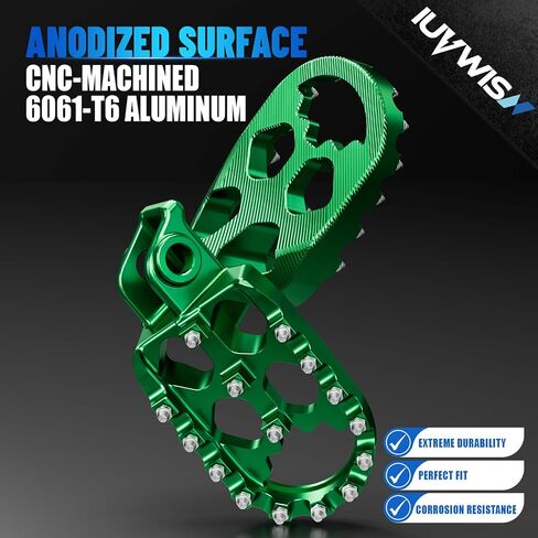Electric Dirt Bike Foot Pegs CNC for Ebox Dragster Ebox 2.0 3.0 E Box 2 V2 3 72v Electric Mini Dirt Pit Bike Green in Saudi Arabia