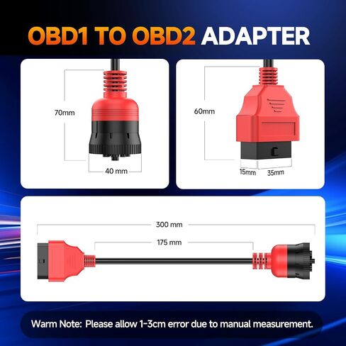 2025 محول Autel Green Type 2 J1939 ذكر إلى 16Pin أنثى obd2، 16Pin إلى 9Pin J1939 منفذ obd، كابل تمديد 30 سم in Saudi Arabia