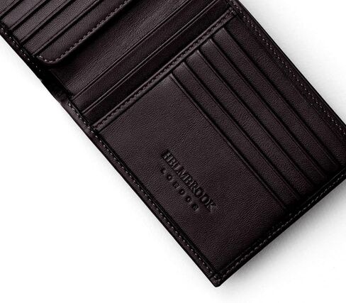 Wallet for Men, Slim Minimalist RFID Full Grain Leather, Handcrafted Bifold, 6 Card Slots, Gift Box Pouch, Christmas Birthday, Navy Blue in Kuwait