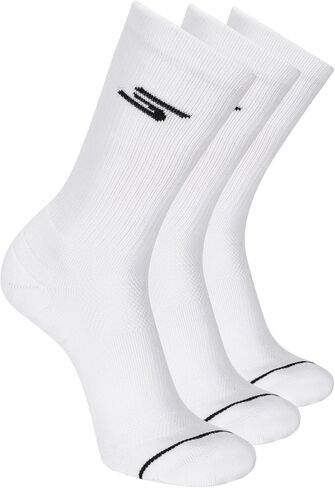Skechers mens 3-pack Performance Pickleball Crew Socks, Odor Control & Mesh Ventilation in Saudi Arabia