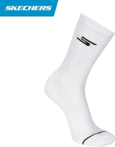 Skechers mens 3-pack Performance Pickleball Crew Socks, Odor Control & Mesh Ventilation in Saudi Arabia