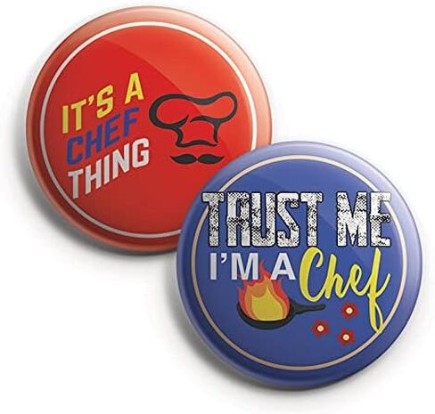 Creanoso I am a Chef Pinback Buttons (10 Pack) - Fun Classroom Reward Incentives for Students and Children - Stocking Stuffers Party Favors & Giveaways for Boys, Girls, Kids, Teens in Saudi Arabia