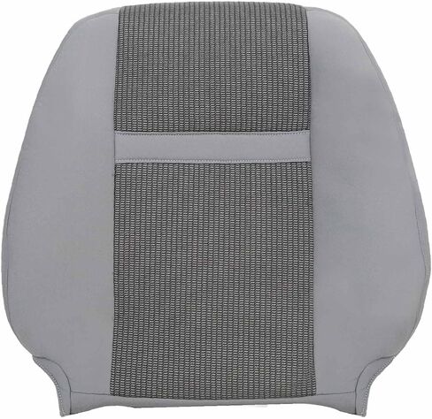 Priprilod Gray Cloth Front Driver & Passenger Side Bottom & Top Lean Back & Driver Foam Cushion Replacement Seat Cover Compatible with Dodge Ram 2500 3500 4500 5500 2006 2007 2008 2009 2010 in Saudi Arabia