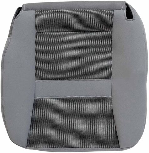 Priprilod Gray Cloth Front Driver & Passenger Side Bottom & Top Lean Back & Driver Foam Cushion Replacement Seat Cover Compatible with Dodge Ram 2500 3500 4500 5500 2006 2007 2008 2009 2010 in Saudi Arabia