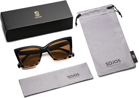نظارات شمسية SOJOS عصرية كبيرة الحجم للنساء UV400 ظلال كبيرة مصممة من lrest De Sol Para Mujer SJ2347 in Saudi Arabia