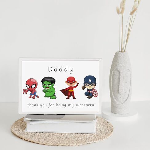 Cute Thank You Card for Daddy, Hilarious Father's Day Card for Dad, Lovely Dad Birthday Gifts from Son Daughter Children, Happy Birthday Card for Papa in Saudi Arabia