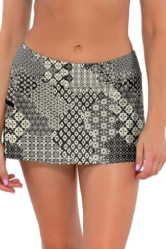 Sunsets Sporty Swim Skirt Women's Swimsuit Bikini Bottom in Textured Fabric in Saudi Arabia