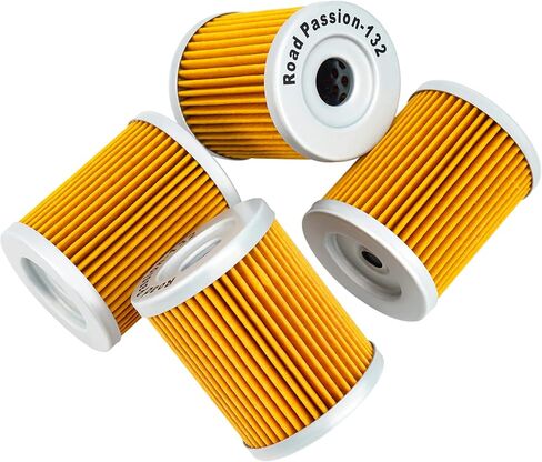 Road Passion 3436005 52010S002 High Performance Oil Filter for Suzuki AN400 Burgman 400 1999-2006 AN400 Burgman Type S 400 2003-2006 (pack of 4) in Saudi Arabia