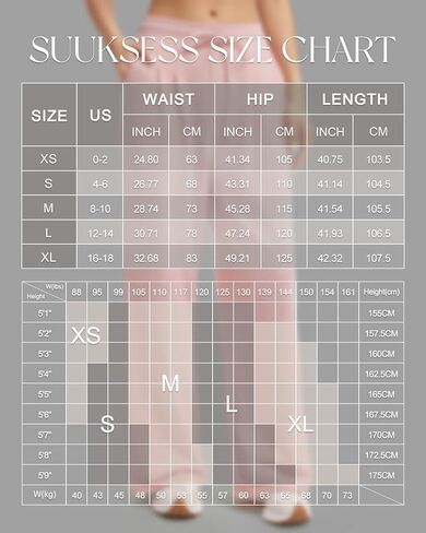 سراويل عمل نسائية واسعة الساق من SUUKSESS، سراويل عالية الخصر برباط وافل متماسكة in Kuwait