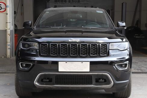 Front Grille Honeycomb Grill Inserts Fits For Jeep Grand Cherokee 2017 2018 2019 2020 2021 7 PCS Black in Saudi Arabia
