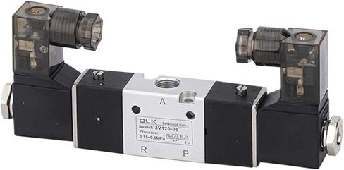 1pcs 3V120-06 Pneumatic Air Solenoid Valve Two Position Three-Way AC220V DC24V DC12V AC110V AC24V Normally Closed Valve(3V120-06,AC220V) in Saudi Arabia