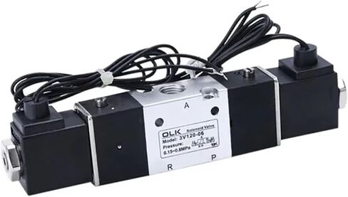 1pcs 3V120-06 Pneumatic Air Solenoid Valve Two Position Three-Way AC220V DC24V DC12V AC110V AC24V Normally Closed Valve(3V120-06,AC220V) in Saudi Arabia