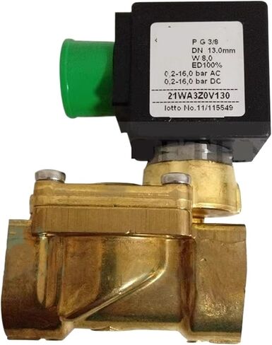1pc Normally opened solenoid valve 21WA3Z0V130 Pilot operated 24V AC220V internal thread G3/8" brass(DC24V_FKM) in Saudi Arabia