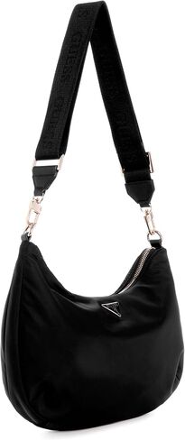 GUESS Gemma Hobo Shoulder Bag, Black in Saudi Arabia