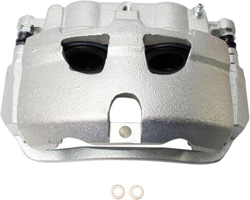 Pair Front Disc Brake Caliper Assembly W/Bracket For 2008-2014 Ford E-150,2008-2014 E-250,for 2008-2022 E-350,for 2008-2022 E-450,for 2010-2014 Econoline 18-B5072, 18B5072 in Saudi Arabia