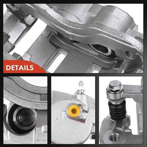 A-Premium Disc Brake Caliper Assembly with Bracket Compatible with Select Chevy, GMC and Isuzu Models - NPR-HD, NQR, W3500/W4500 Tiltmaster, W3500/W4500 Forward, Reach - Front Driver and Passenger in Saudi Arabia