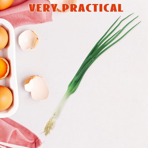 PRETYZOOM Lifelike Artificial Scallions Fake Green Onions Props for Kitchen Decoration Realistic Simulated Vegetable Models for Home and Restaurant Display Decor in Saudi Arabia