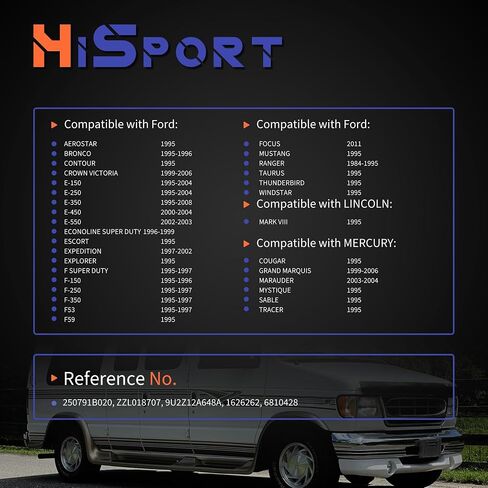 HiSport 3L8Z-12A648-AA Engine Coolant Temperature Sensor - Compatible with Ford Mercury Mazda Replaces 3L8A12A648AA 5HZ9030B 4346360 in Saudi Arabia
