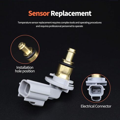 HiSport 3L8Z-12A648-AA Engine Coolant Temperature Sensor - Compatible with Ford Mercury Mazda Replaces 3L8A12A648AA 5HZ9030B 4346360 in Saudi Arabia
