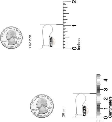 LeCalla 925 Sterling Silver Hammered Earrings for Women | Classic Handmade Textured Hammered Drop Dangle Earring Jewelry Gifts for Birthday Wedding Christmas in Saudi Arabia