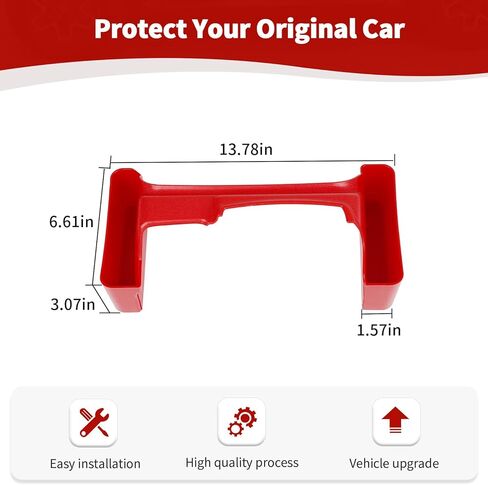 RT-TCZ لصينية تخزين Jeep JL Shifter، جيب جانبي لوحدة التحكم المركزية لسيارة Jeep Wrangler JL JLU Gladiator JT 2018 up ملحقات داخلية حمراء in Saudi Arabia