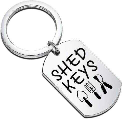MAOFAED Shed Key Label，Identify Your Toolshed Keys, Gardening Keychain, Gifts for Gardener(shed Key) in Saudi Arabia