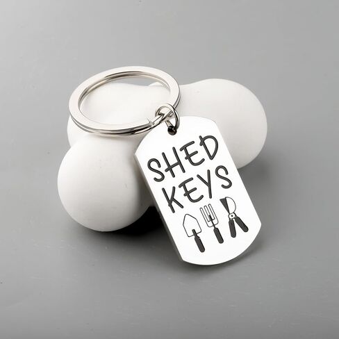 MAOFAED Shed Key Label，Identify Your Toolshed Keys, Gardening Keychain, Gifts for Gardener(shed Key) in Saudi Arabia