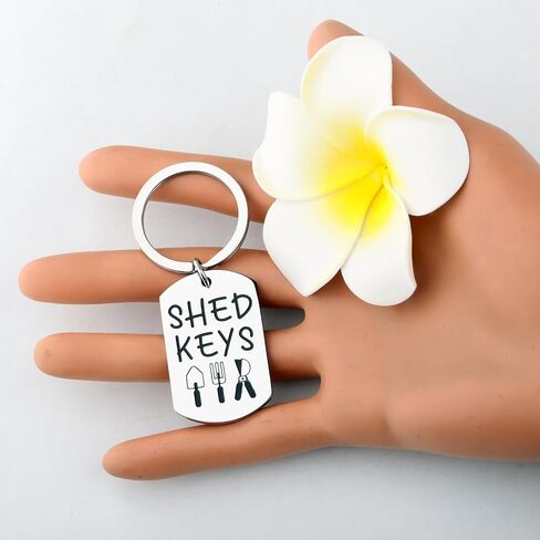 MAOFAED Shed Key Label，Identify Your Toolshed Keys, Gardening Keychain, Gifts for Gardener(shed Key) in Saudi Arabia