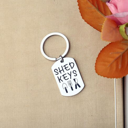 MAOFAED Shed Key Label，Identify Your Toolshed Keys, Gardening Keychain, Gifts for Gardener(shed Key) in Saudi Arabia