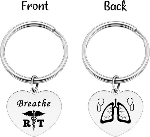 Xiahuyu Respiratory Therapist Gifts Respiratory Therapist Keychain RT Student Graduation Gift RT Week Appreciation Gift in Saudi Arabia
