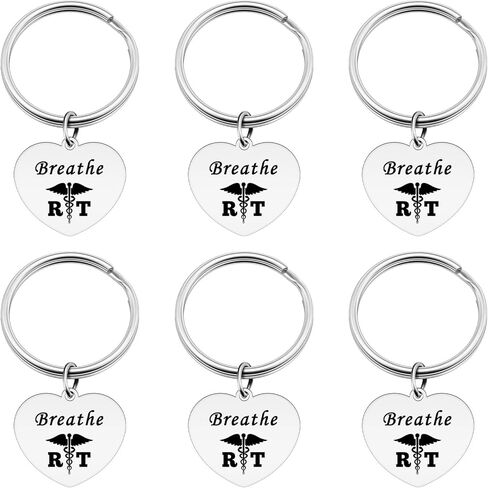 Xiahuyu Respiratory Therapist Gifts Respiratory Therapist Keychain RT Student Graduation Gift RT Week Appreciation Gift in Saudi Arabia