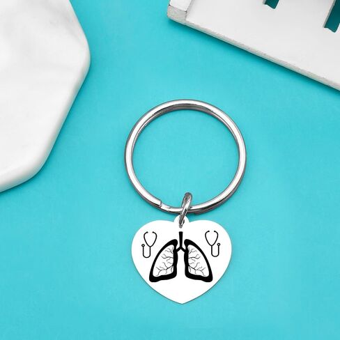 Xiahuyu Respiratory Therapist Gifts Respiratory Therapist Keychain RT Student Graduation Gift RT Week Appreciation Gift in Saudi Arabia