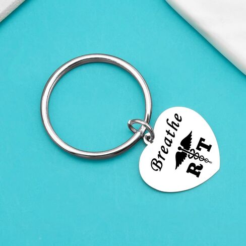 Xiahuyu Respiratory Therapist Gifts Respiratory Therapist Keychain RT Student Graduation Gift RT Week Appreciation Gift in Saudi Arabia