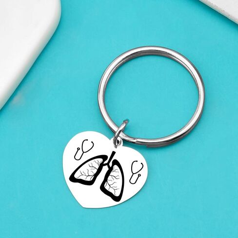 Xiahuyu Respiratory Therapist Gifts Respiratory Therapist Keychain RT Student Graduation Gift RT Week Appreciation Gift in Saudi Arabia