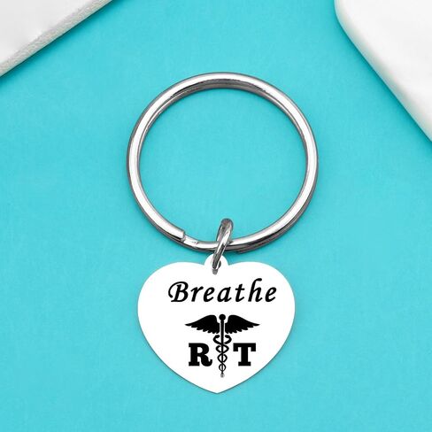 Xiahuyu Respiratory Therapist Gifts Respiratory Therapist Keychain RT Student Graduation Gift RT Week Appreciation Gift in Saudi Arabia