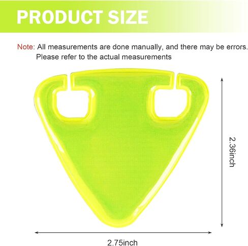 2 PCS Reflective Yield Symbols, Bike Triangle Sign, High-Visibility Reflective Stickers for Bicycles, Night Riding Warning Signs, Cycling Safety Equipment for Mountain Bike (Silver) in Saudi Arabia