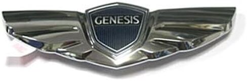 Hyundai Motors Genuine Rear Wing Trunk Lid Tail Gate Emblem 16cm(6.3") 1-pc For 2008 2009 2010 2011 2012 2013 Hyundai Genesis Sedan in Saudi Arabia