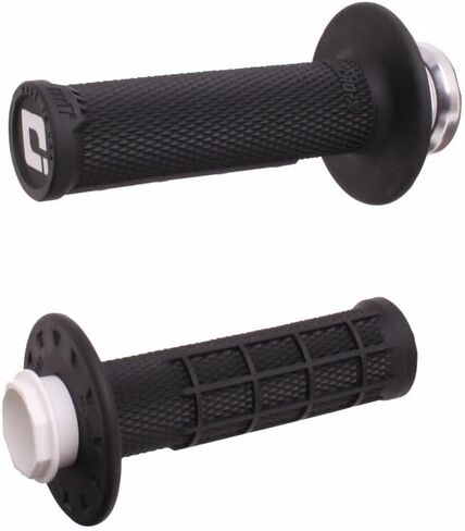 ODI V2 قفل على Micro-X نصف وافل للدراجات النارية Dirtbike Offroad MX للدراجات الصغيرة Twist Throttle أسود صنع الولايات المتحدة الأمريكية CX50/65 MC 50/65 نماذج KX65/85 2000-2024 YZ65 2018-2024 نماذج in Saudi Arabia