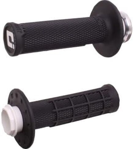 ODI V2 قفل على Micro-X نصف وافل للدراجات النارية Dirtbike Offroad MX للدراجات الصغيرة Twist Throttle أسود صنع الولايات المتحدة الأمريكية CX50/65 MC 50/65 نماذج KX65/85 2000-2024 YZ65 2018-2024 نماذج in Saudi Arabia