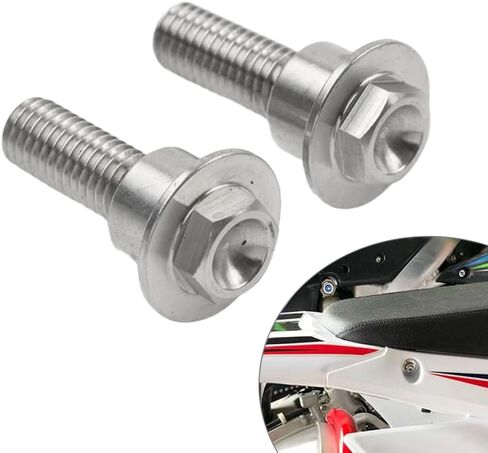 Cnnono8 2pcs M8x28 90121-MEN-A70 Seat Side Mounting Mount Cover Knot Bolts Steel Silver Motorbike for HONDA CRF250R CRF450R in Saudi Arabia