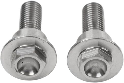 Cnnono8 2pcs M8x28 90121-MEN-A70 Seat Side Mounting Mount Cover Knot Bolts Steel Silver Motorbike for HONDA CRF250R CRF450R in Saudi Arabia