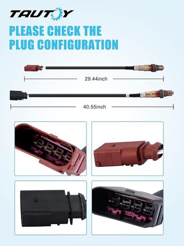 234-4809 234-4808 O2 الأوكسجين الاستشعار المنبع المصب 2 قطعة لشركة فولكس فاجن بيتل جولف جيتا 1999-2005 لأودي TT 2000-2006 in Saudi Arabia