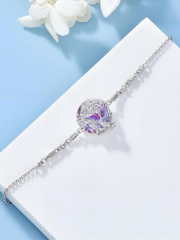 TOUPOP Phoenix Jewelry for Women 925 Sterling Silver Phoenix Bracelet Adjustable Slider Bracelets Birthday Gifts for Her in Saudi Arabia