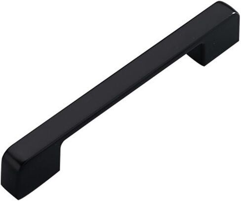 Kitchen Cabinet zinc Alloy Hardware Accessories American Black Handle Drawer Cabinet Wardrobe Door Door Handle(6613 128 Bright Chrome) in Saudi Arabia