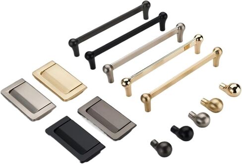 Simple Nordic American Style Cabinet Wardrobe Door Handle zinc Alloy Furniture Small Handle(6235 96 Titanium Gray) in Saudi Arabia