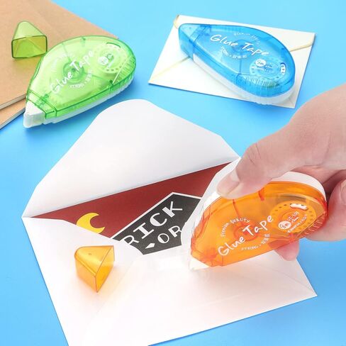 Tamaki Tamki Scrapbook Tape ، 4 حزمة مزدوجة الأشرطة ذات الوجهين ، وعداء موزع شريط لاصقة لمشاريع الحرف اليدوية والفن in Kuwait